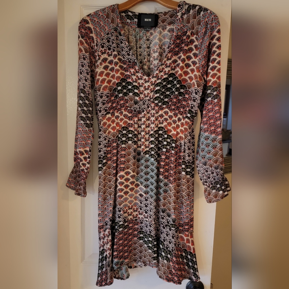 Anthropologie Mauve Dress